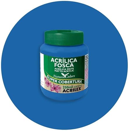 Tinta Acrílica Fosca - Nature Colors Acrilex 250 ml Azul - 559