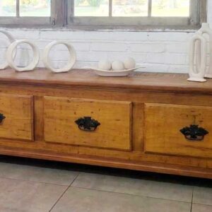 Armario buffet madeira de lei rack