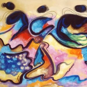 Quadro Original 3 Baianas Decorativo 0,80 x 0,50