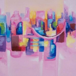 Quadro Original Abstrato decorativo 100 x 0,70 Para Residência ou Escritório