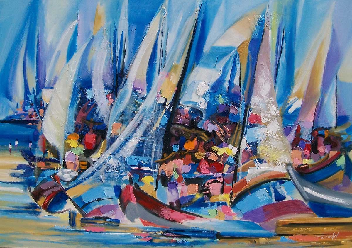 Quadro Canvas Marinha Decorativo Para Sala ou Escritório 120×70