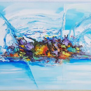Quadro Decorativo Abstrato Para Sala ou Escritório 120x80
