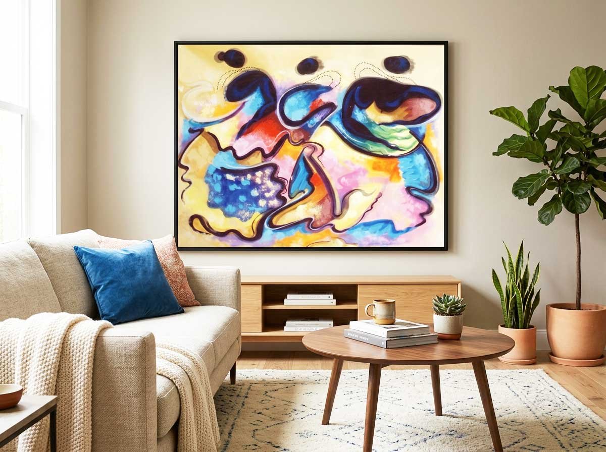 Quadro Original 3 Baianas Decorativo 0,80 x 0,50