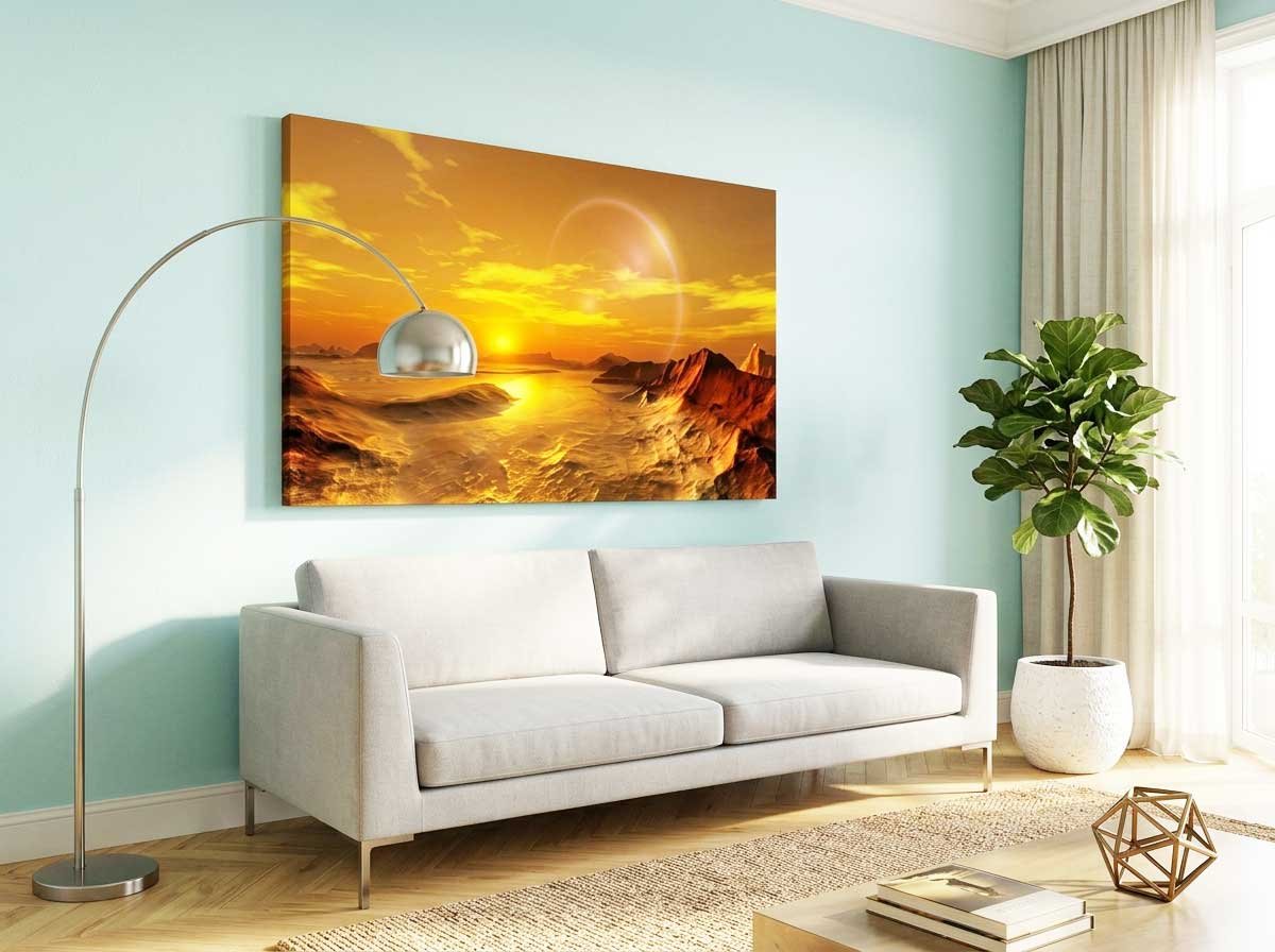 Quadro Retrô Canvas Para Decorar Sala ou Escritório 130×0,70